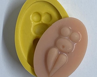 FERTILITY GODDESS Full-Size Bust Charm Flexible Mold