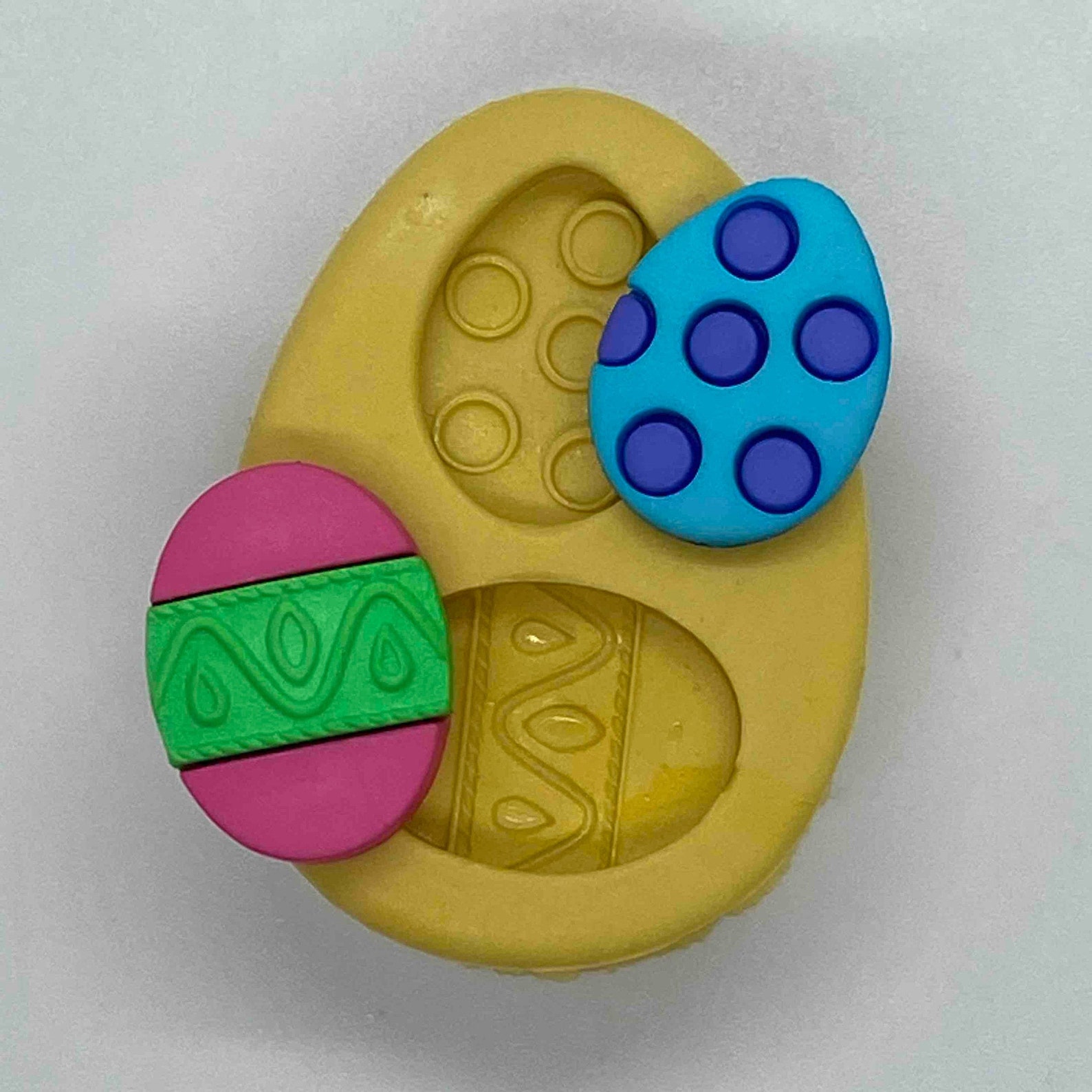 EASTER EGG Flexible Mold Choose From Set of Two Eggs or One Etsy