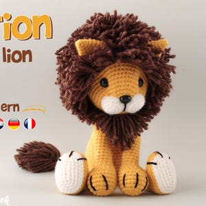 Crochet lion pattern Amigurumi lion pattern pdf tutorial - TYRION the lion
