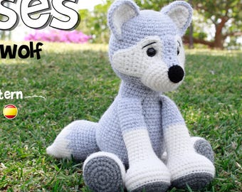 Crochet Wolf PATTERN Amigurumi Wolf pattern Crochet Wolf pdf tutorial - Ulises the Wolf