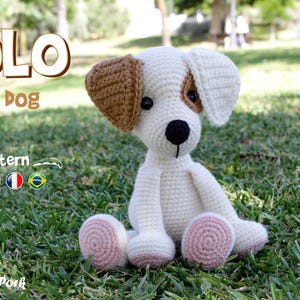 Crochet Dog PATTERN Amigurumi Dog pattern Crochet puppy pdf tutorial - Lolo the dog
