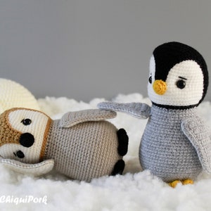 Crochet Penguin PATTERN Amigurumi Penguin pattern pdf tutorial Olaf the penguin image 7