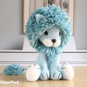 Crochet lion pattern Amigurumi lion pattern pdf tutorial TYRION the lion image 6