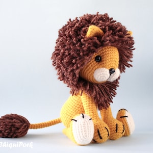 Crochet lion pattern Amigurumi lion pattern pdf tutorial TYRION the lion image 3