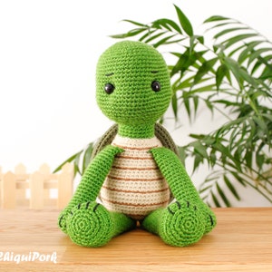 Crochet Turtle pattern Amigurumi Turtle pattern pdf tutorial Willy the turtle image 9