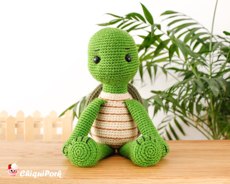 Crochet Turtle pattern Amigurumi Turtle pattern pdf tutorial Willy the turtle image 9