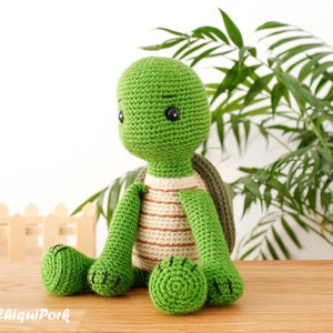 Crochet Turtle pattern Amigurumi Turtle pattern pdf tutorial Willy the turtle image 8