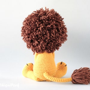 Crochet lion pattern Amigurumi lion pattern pdf tutorial TYRION the lion image 5