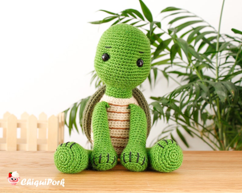 Crochet Turtle pattern Amigurumi Turtle pattern pdf tutorial Willy the turtle image 3