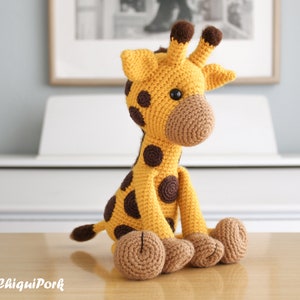 Crochet Giraffe Pattern Amigurumi Giraffe pattern pdf tutorial DOLORES the giraffe image 6