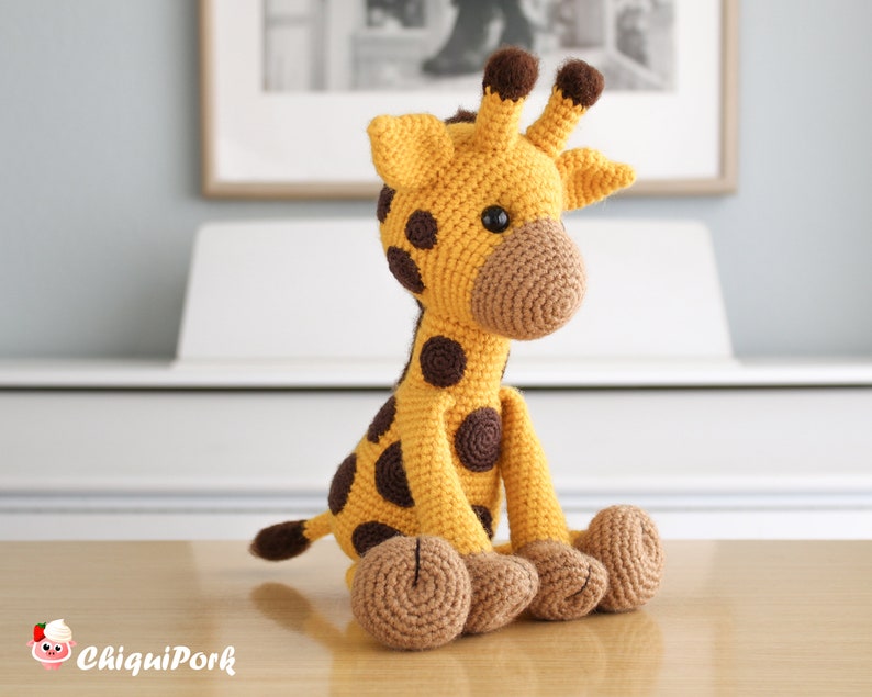 Crochet Giraffe Pattern Amigurumi Giraffe pattern pdf tutorial DOLORES the giraffe image 6