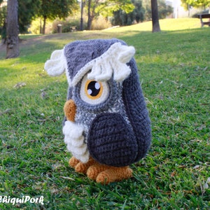 Crochet Owl PATTERN Amigurumi Owl pattern pdf tutorial Eric the Owl image 6