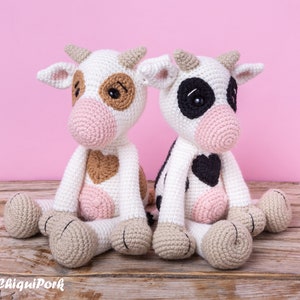 Crochet Cow PATTERN Amigurumi Cow pattern pdf tutorial Betty the cow image 10