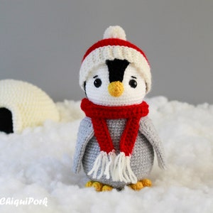 Crochet Penguin PATTERN Amigurumi Penguin pattern pdf tutorial Olaf the penguin image 5