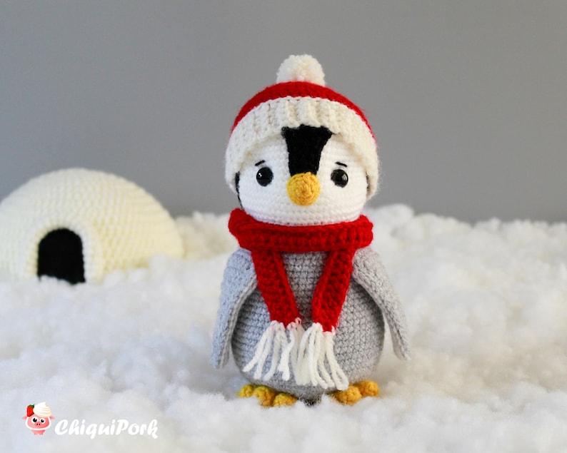 Crochet Penguin PATTERN Amigurumi Penguin pattern pdf tutorial Olaf the penguin image 5