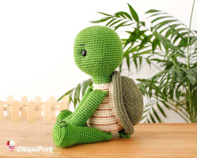 Crochet Turtle pattern Amigurumi Turtle pattern pdf tutorial Willy the turtle image 7