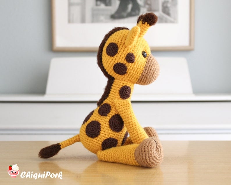 Crochet Giraffe Pattern Amigurumi Giraffe pattern pdf tutorial DOLORES the giraffe image 7