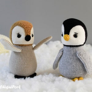 Crochet Penguin PATTERN Amigurumi Penguin pattern pdf tutorial Olaf the penguin image 8