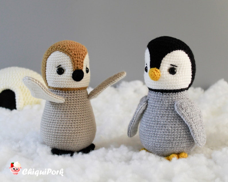 Crochet Penguin PATTERN Amigurumi Penguin pattern pdf tutorial Olaf the penguin image 8