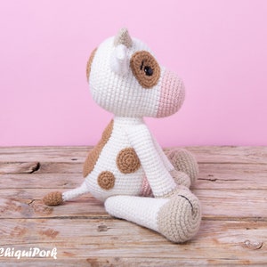 Crochet Cow PATTERN Amigurumi Cow pattern pdf tutorial Betty the cow image 5