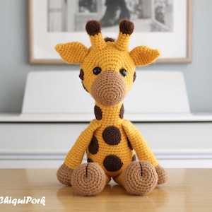 Crochet Giraffe Pattern Amigurumi Giraffe pattern pdf tutorial DOLORES the giraffe image 3