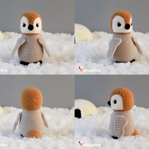 Crochet Penguin PATTERN Amigurumi Penguin pattern pdf tutorial Olaf the penguin image 10