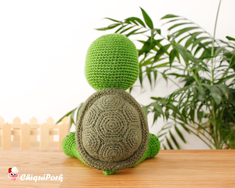 Crochet Turtle pattern Amigurumi Turtle pattern pdf tutorial Willy the turtle image 6