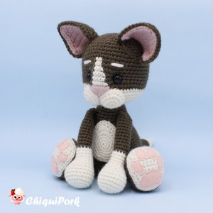 Amigurumi Cat PATTERN Cat crochet pattern pdf tutorial Tom the Cat image 7