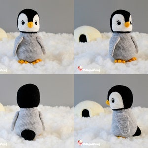 Crochet Penguin PATTERN Amigurumi Penguin pattern pdf tutorial Olaf the penguin image 9