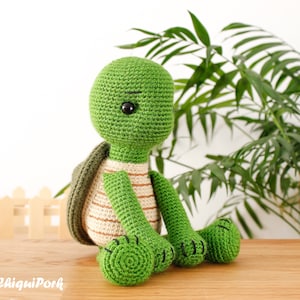 Crochet Turtle pattern Amigurumi Turtle pattern pdf tutorial Willy the turtle image 5