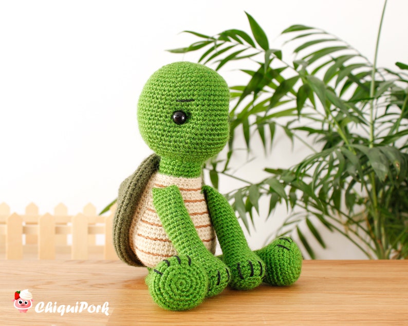 Crochet Turtle pattern Amigurumi Turtle pattern pdf tutorial Willy the turtle image 5