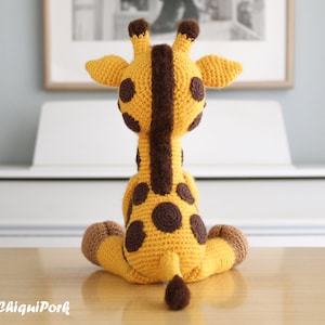 Crochet Giraffe Pattern Amigurumi Giraffe pattern pdf tutorial DOLORES the giraffe image 8