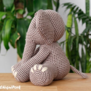 Crochet elephant Pattern Amigurumi pattern elephant pdf tutorial Bubba the elephant image 6