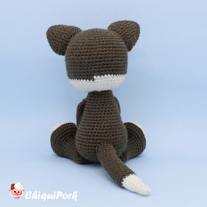 Amigurumi Katze MUSTER Katze Häkelanleitung pdf Tutorial Kater Tom Bild 6