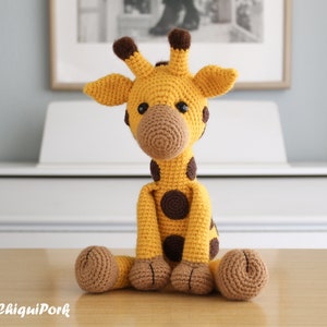 Crochet Giraffe Pattern Amigurumi Giraffe pattern pdf tutorial DOLORES the giraffe image 9