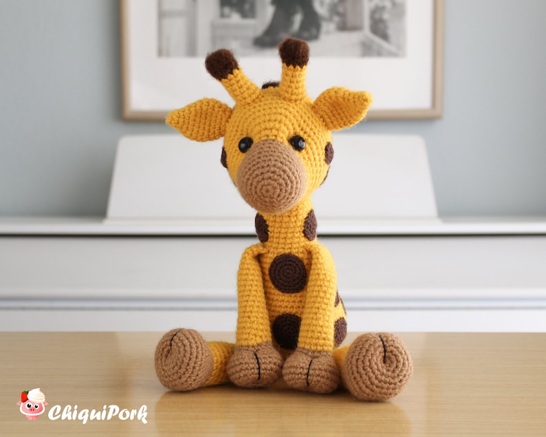 Crochet Giraffe Pattern Amigurumi Giraffe pattern pdf tutorial DOLORES the giraffe image 9