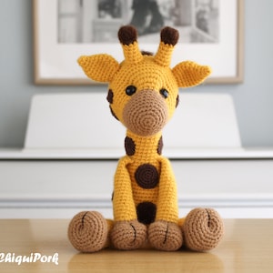 Crochet Giraffe Pattern Amigurumi Giraffe pattern pdf tutorial DOLORES the giraffe image 4