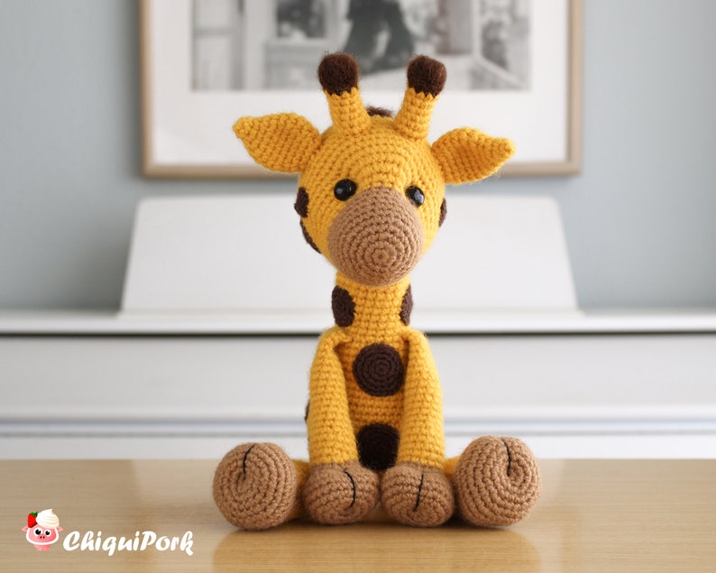 Crochet Giraffe Pattern Amigurumi Giraffe pattern pdf tutorial DOLORES the giraffe image 4