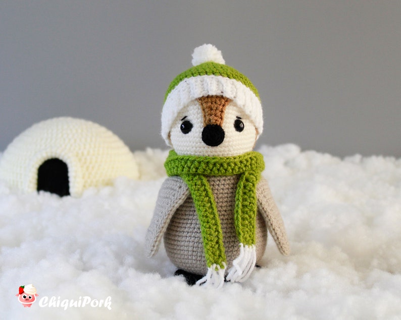 Crochet Penguin PATTERN Amigurumi Penguin pattern pdf tutorial Olaf the penguin image 6