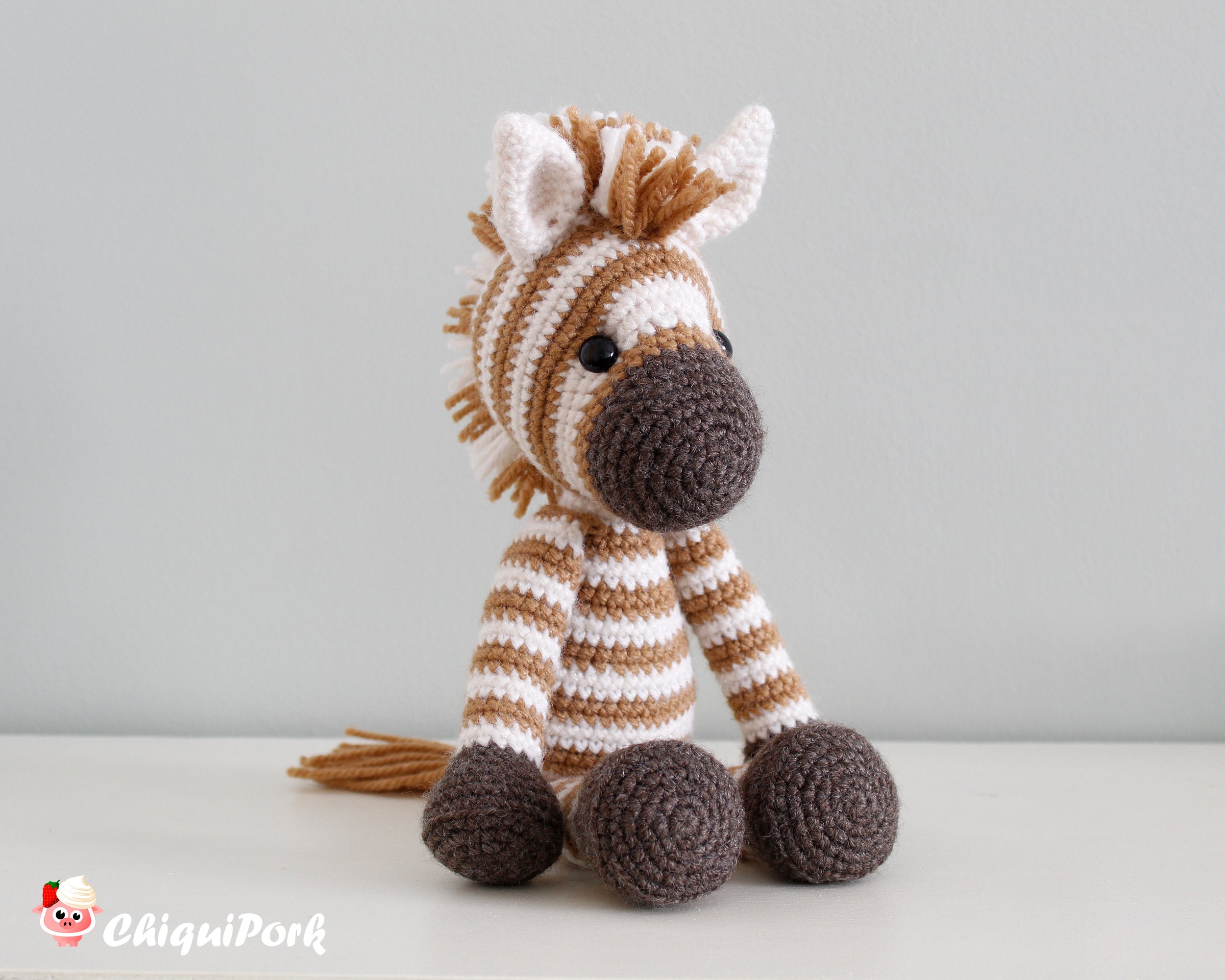 あみぐるみ sanan かぎ針編みのゼブラ パターン あみぐるみゼブラ パターン PDF