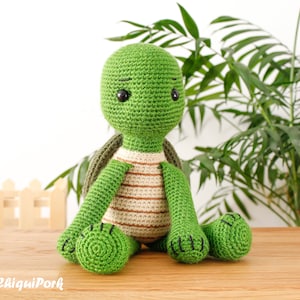 Crochet Turtle pattern Amigurumi Turtle pattern pdf tutorial Willy the turtle image 10