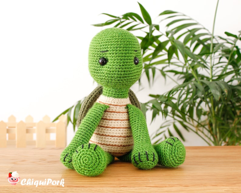 Crochet Turtle pattern Amigurumi Turtle pattern pdf tutorial Willy the turtle image 10