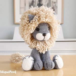 Crochet Lion Pattern Amigurumi Lion Pattern Pdf Tutorial TYRION the ...