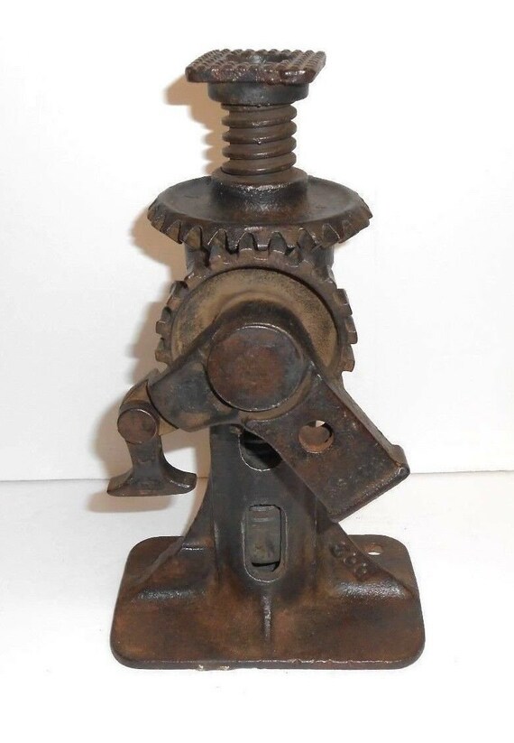 spier tijger koolstof Vintage Iron Auto Car Jack Antique Farm Tractor Truck Tool - Etsy