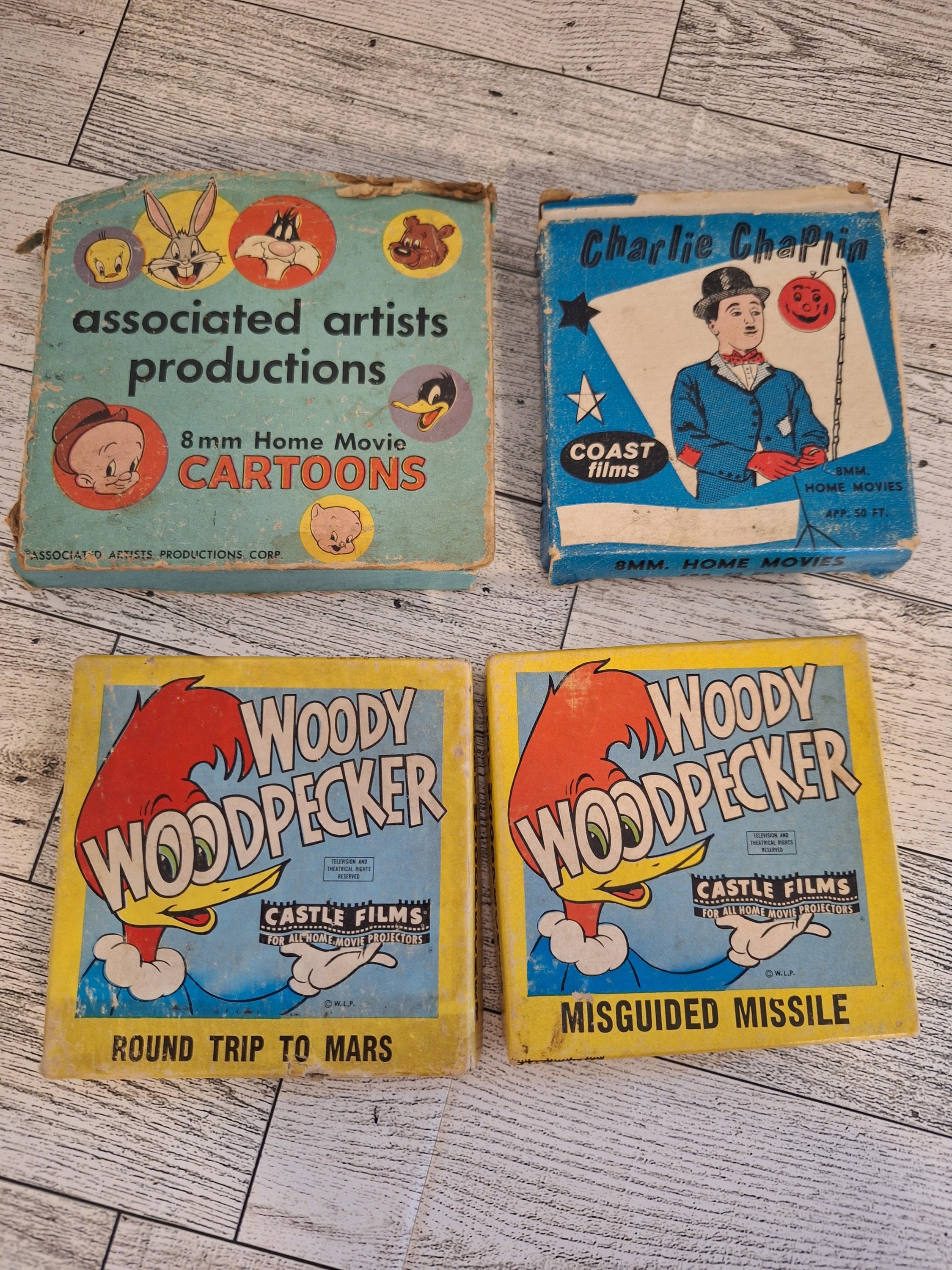 40s ヴィンテージ ウッドペッカー 8mm film フィルム Vintage 1950s 8MM Woody Woodpecker Film #458 The Screwball