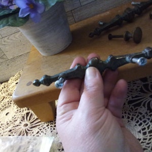 Image showcasing Set of 4 Brass Vintage Furniture Hardware, Drawer Pulls, Furniture ...