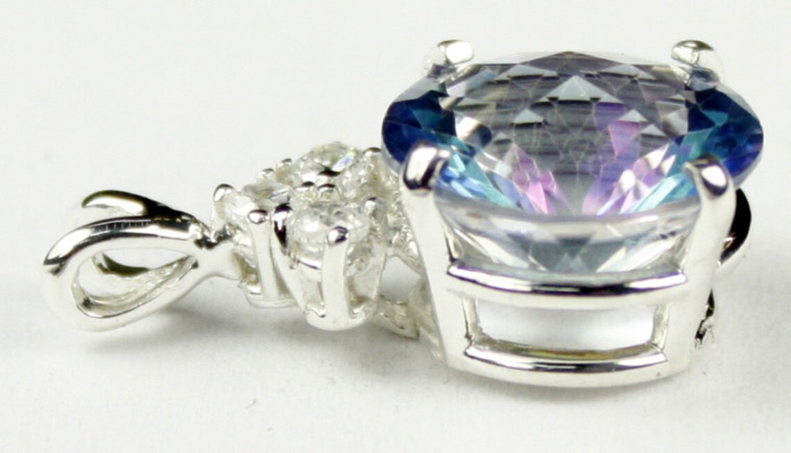 Neptune Garden Topaz 925 Sterling Silver Pendant SP087 Etsy