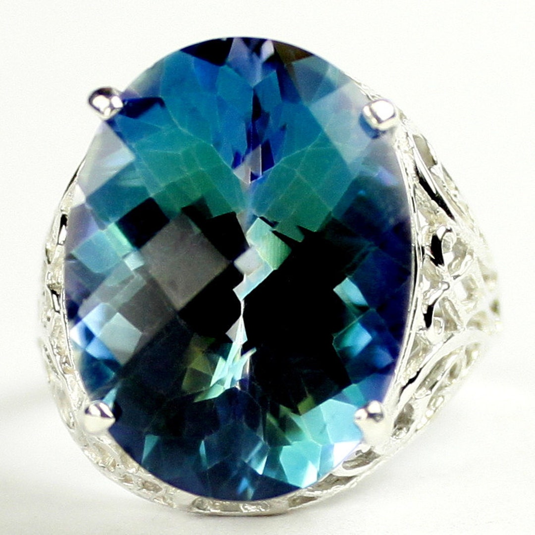 Neptune Garden Topaz 925 Sterling Silver Ring SR291 Etsy