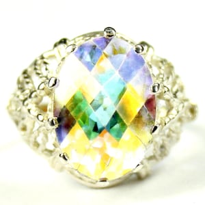 Mercury Mist Topaz, 925 Sterling Silver Ring, SR260