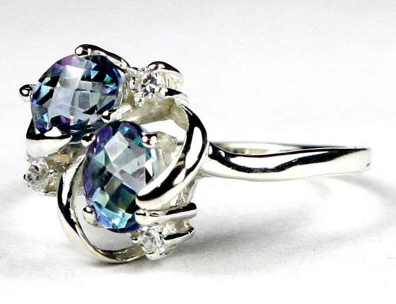 Neptune Garden Topaz, 925 Sterling Silver Ladies Ring, SR016 image 2